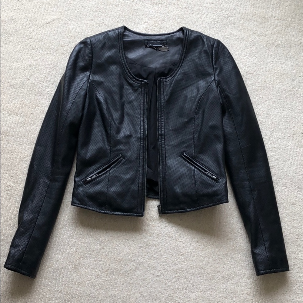 Scoop Leather jacket